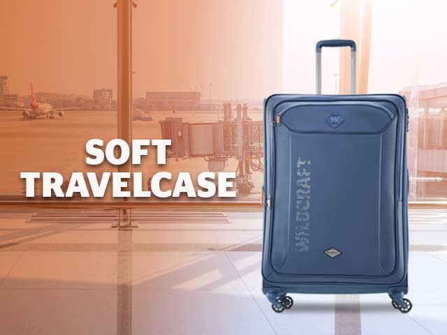 Soft luggage trolley bags clearance